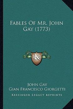 Paperback Fables Of Mr. John Gay (1773) Book