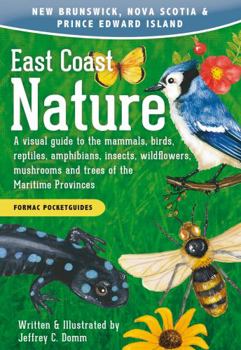 Paperback East Coast Nature: A Visual Guide to the Mammals, Birds, Reptiles, Amphibians, Insects, Wildflowers, Mushrooms and Trees of the Maritime Book