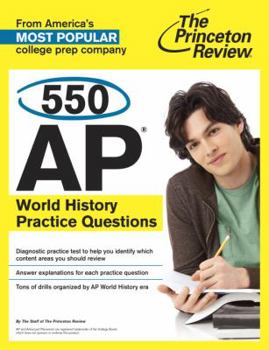 Paperback 550 AP World History Practice Questions Book