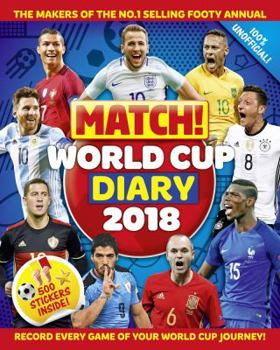 Paperback Match! World Cup 2018 Diary Book