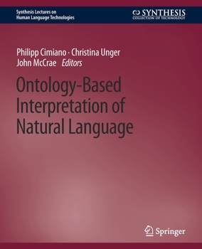 Paperback Ontology-Based Interpretation of Natural Language Book