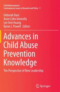 Paperback Advances in Child Abuse Prevention Knowledge: The Perspective of New Leadership Book
