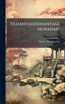 Hardcover Vedantasiddhantasangrahah. [Sanskrit] Book