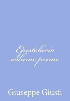 Paperback Epistolario volume primo [Italian] Book