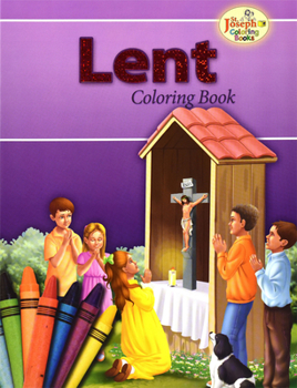 Paperback Coloring Book about Lent Book