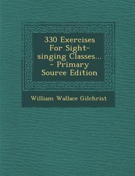 Paperback 330 Exercises for Sight-Singing Classes... [Arabic] Book