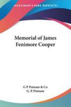 Paperback Memorial of James Fenimore Cooper Book