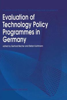 Paperback Evaluation of Technology Policy Programmes in Germany Book