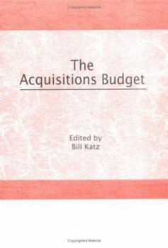 Hardcover The Acquisitions Budget Book