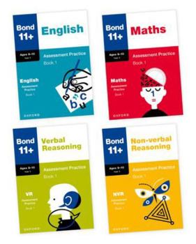 Paperback Bond 11+: Bond 11+ English, Maths, Non-verbal Reasoning, Verbal Reasoning Assessment Practice: 9-10 Years Bundle Book