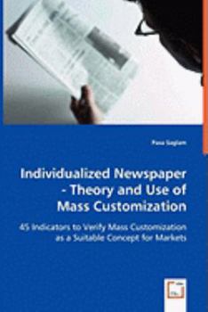 Paperback Individualized Newspaper - Theory and Use of Mass Customization Book