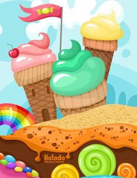 Paperback Helado libro para colorear 1 [Spanish] Book