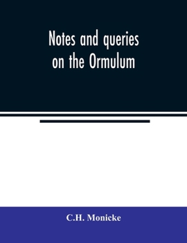 Paperback Notes and queries on the Ormulum Book