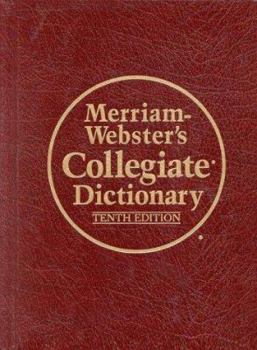 Hardcover Merriam-Webster's Collegiate Dictionary Book