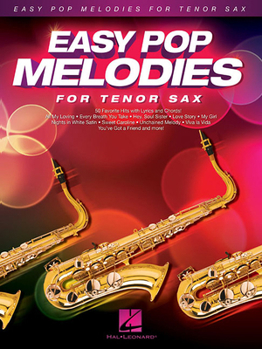 Paperback Easy Pop Melodies for Tenor Sax Book