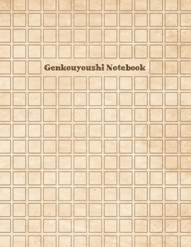 Paperback Genkouyoushi Notebook: Japanese Kanji Writing Paper Practice Book with Cornell Notes Book