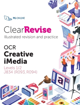 Paperback ClearRevise OCR Creative iMedia Level 1/2 J834 [Large Print] Book