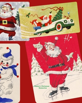 Paperback Santa's Christmas Memories: 1950's Retro Journal Notebook Book