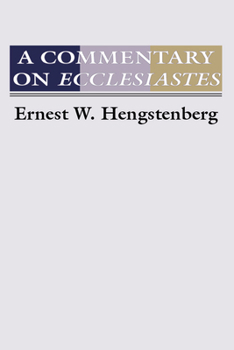 Paperback A Commentary on Ecclesiastes Book