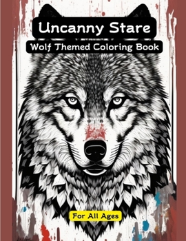 Uncanny Stare: Wolf Themed Coloring Book