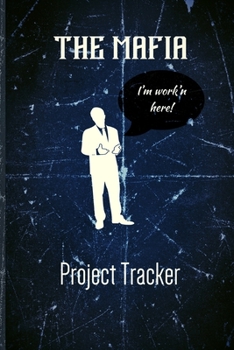 Mafia Project Tracker: Faux Vintage Distressed Cover Design