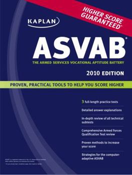 Paperback Kaplan ASVAB: The Armed Services Vocational Aptitude Battery Book