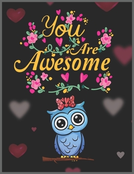 You are Awesome: owl & Calendar, Daily Weekly Planner with Monthly quick-view/over view with 2020 Planner