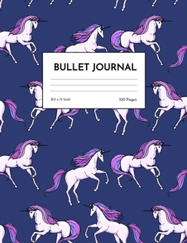 Bullet Journal: Cute Unicorn Dot Grid Notebook - Dotted Note Pad for Kids, Girls, Teens, Tweens, Women - Gifts for Birthday and Christmas | Design 98843