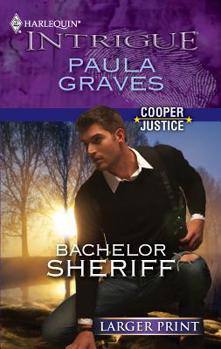 Paperback Bachelor Sheriff [Large Print] Book