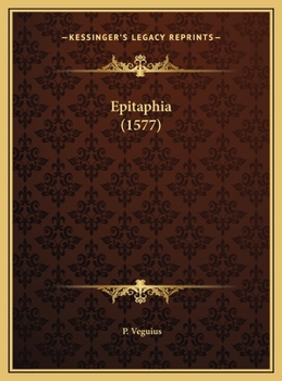 Hardcover Epitaphia (1577) [Latin] Book