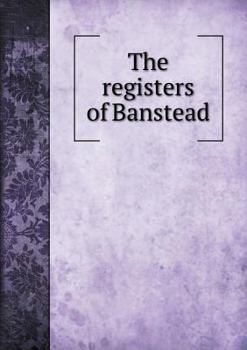 Paperback The registers of Banstead Book