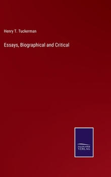 Hardcover Essays, Biographical and Critical Book