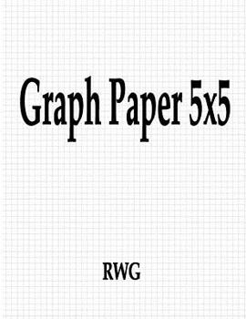 Paperback Graph Paper 5x5: 50 Pages 8.5" X 11" Book