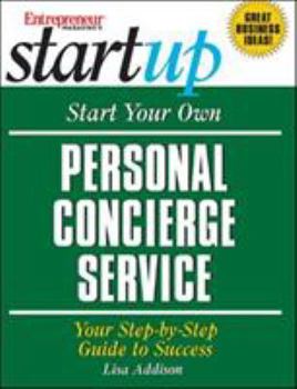 Paperback Start Your Own Personal Concierge Service Book