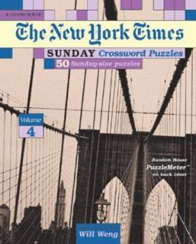 Paperback New York Times Sunday Crossword Puzzles, Volume 4 Book