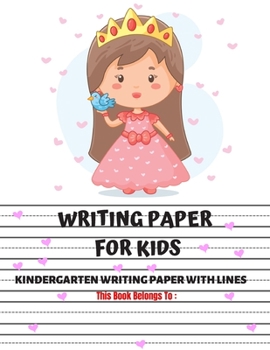Writing Paper for Kids: Handwriting Notebook, ABC Kids, Writing Paper for kids with Dotted Lined.