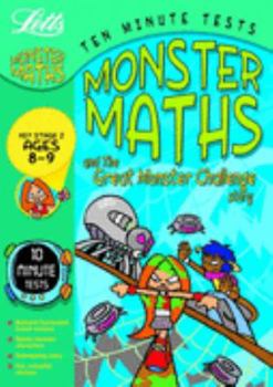 Paperback Maths 8-9: Ages 8-9 (Ten Minute Monster Tests) Book