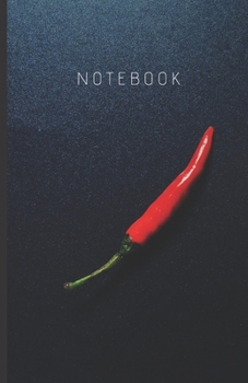 Notebook: Password Book with Tabs, Discreet Password Organizer, Looks like Notebook but have interior Password Organizer, Red Chili Pepper on Cover