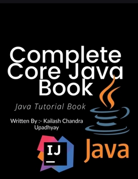 Paperback Complete Core Java Tutorial Book
