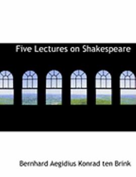 Paperback Five Lectures on Shakespeare [Large Print] Book