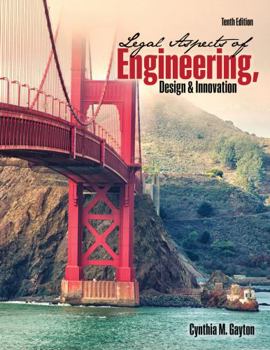 Paperback Legal Aspects of Engineering, Design, and Innovation Book
