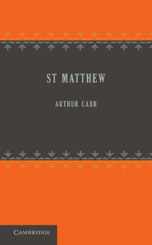 Paperback St Matthew: The Revised Version Book