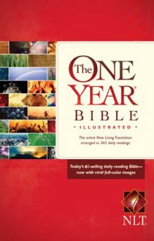 Paperback The One Year Bible Illustrated NLT Book