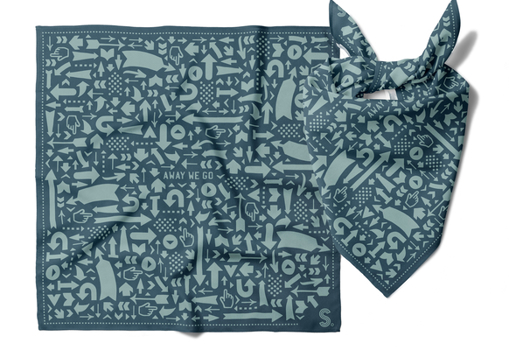 Misc. Away We Go Road Trip Bandana Book