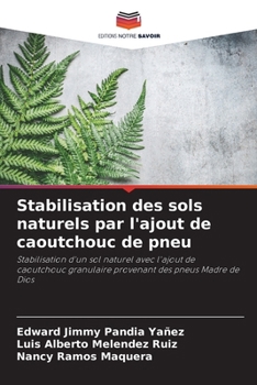 Paperback Stabilisation des sols naturels par l'ajout de caoutchouc de pneu [French] Book