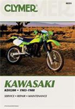 Paperback Clymer Kawasaki Kdx200, 1983-1988: Service, Rapair, Maintenance Book