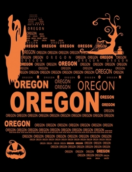 Paperback Oregon: Unruled Blank Sketch Notebook 7.44" x 9.69" 100 pages 50 sheets Book