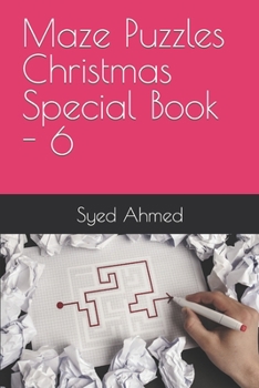 Paperback Maze Puzzles Christmas Special Book - 6 Book