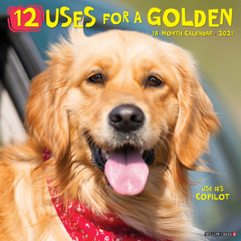 Calendar 12 Uses for a Golden 2021 Wall Calendar (Dog Breed Calendar) Book