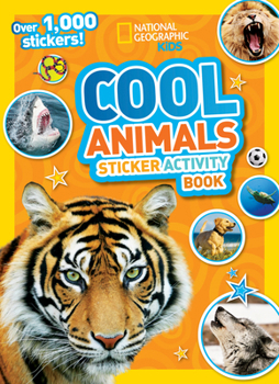 Paperback Cool Animals Sticker Activity Book [With Sticker(s)] Book